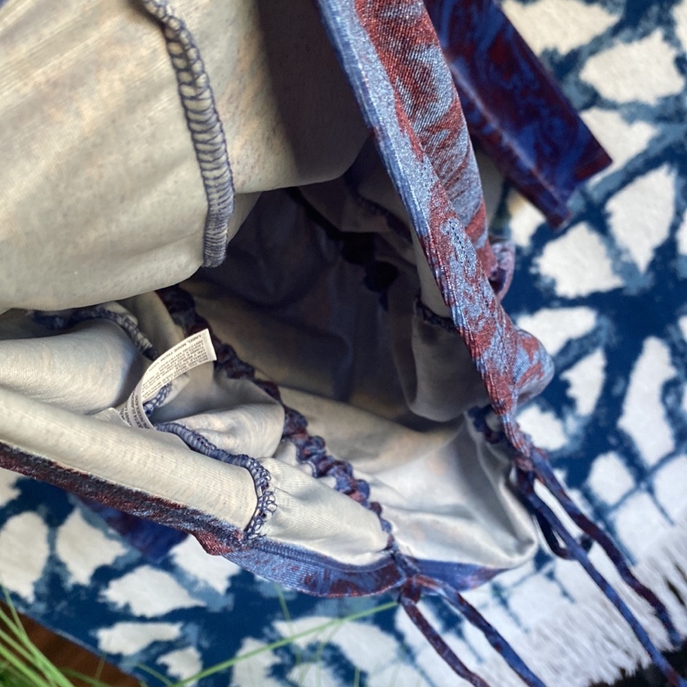 Wild fable purple marble scrunch velvet dress - Picture 16 of 16